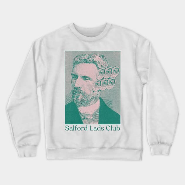 Salford Lads Club •• Fanart Design Crewneck Sweatshirt by unknown_pleasures